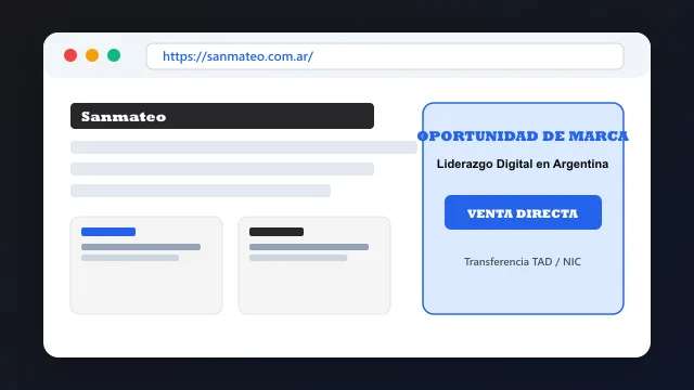 Modelo de aplicación comercial y proyectos digitales para sanmateo.com.ar