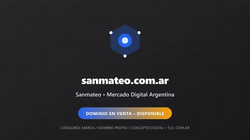 Identidad gráfica y activo digital para Sanmateo en Argentina